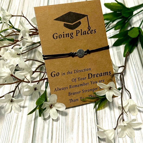 Going Places Graduation Bracelet, Super Cute, Class of 2025 - Picture 4 of 4